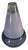 Art Glass Lavender Gray Cone Shaped Vase Brand & Greenberg 1986 For Sale In New York - Image 6 of 17
