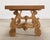 19th C. Spanish Baroque Bleached Oak Farmhouse Dining Table For Sale In Sacramento - Image 6 of 18