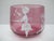 Mary Gregory Czech Red Glass Enamel Figural Painted Creamer Pitcher & Sugar Bowl For Sale - Image 12 of 16