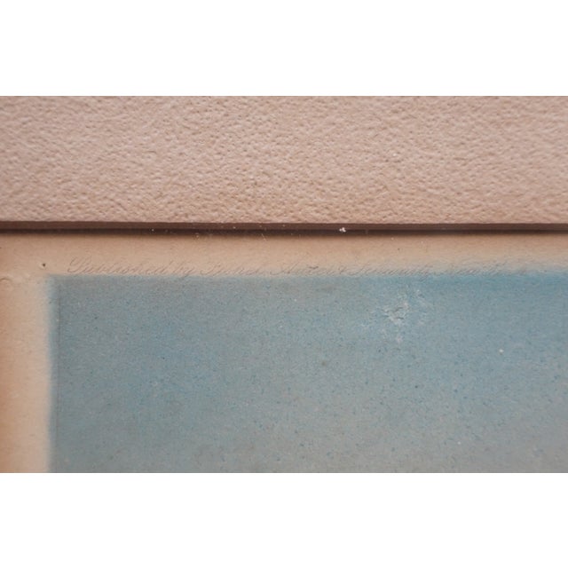 Antique George William Bohde in the Cove Colored Coastal Riverscape Etching 35" For Sale - Image 9 of 11