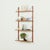 A minimalist, mid-century shelving unit in teak comes from denmark and is dated to the 1970s. overall set dimensions are...