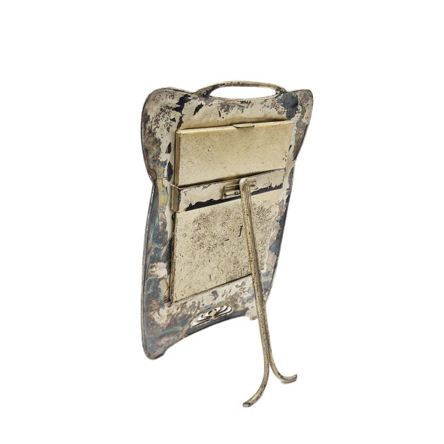 Metal Art Nouveau Bronze Frame, Denmark, 1900s For Sale - Image 7 of 17