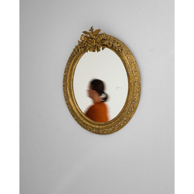 19th Century France Gold Wood Mirror For Sale In Greensboro - Image 6 of 10