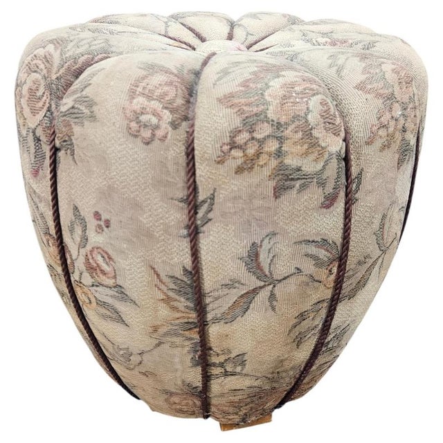 Mid-Century Art Deco Ottoman by Jindřich Halabala, 1950s For Sale - Image 14 of 14