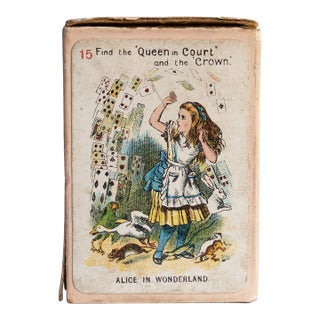Antique Alice in Wonderland Playing Cards Game by Thomas De La Rue & Co For Sale