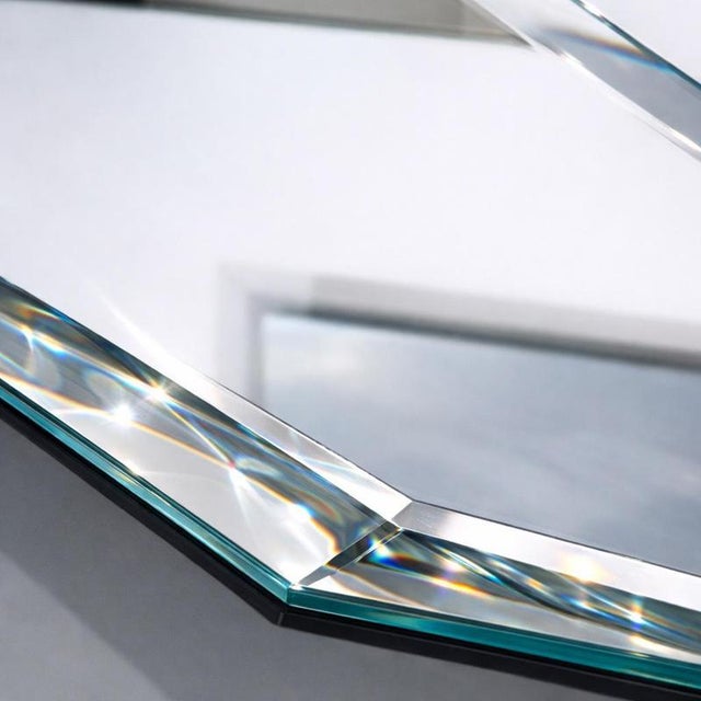 Not Yet Made - Made To Order Rocket Silver Maxi Sculptural Wall Mirror by GTG Design Couture For Sale - Image 5 of 13