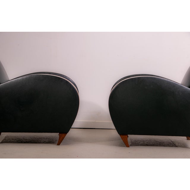 Mid-Century Modern Leather Chairs, 1970, Set of 2 For Sale - Image 18 of 18