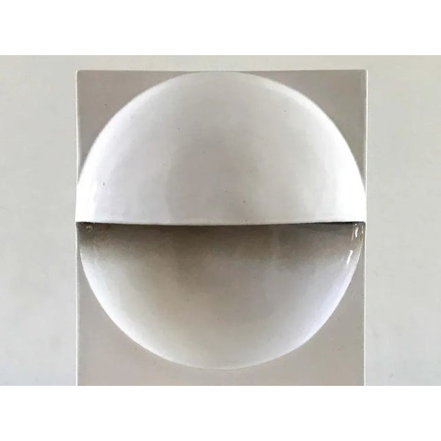 Geometric Ceramic Table Lamp, 1960s, in Flawless conditions. Designed 1960 to 1969 European Plug (up to 250V).The wiring...