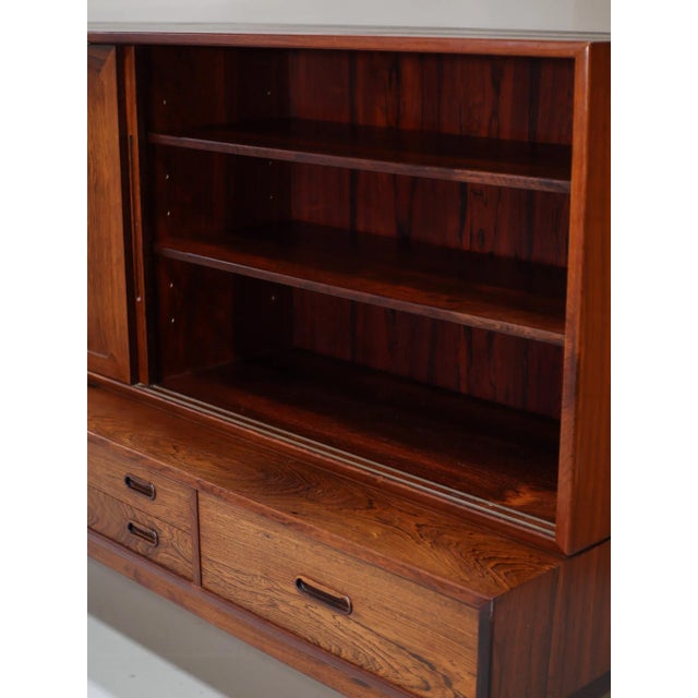 Model 54 Highboard in Kingwood by Kai Kristiansen for Schou Andersen, 1960s For Sale - Image 15 of 18