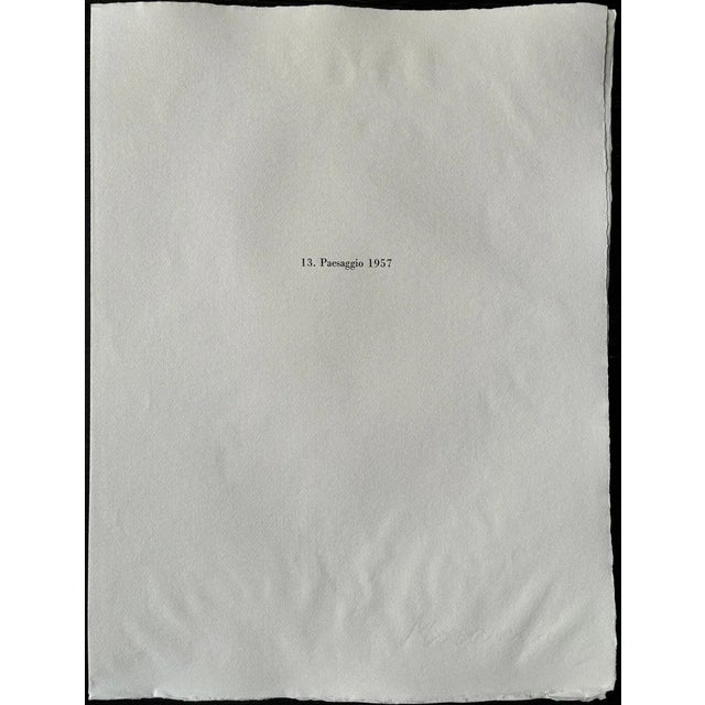 1970s Giorgio Morandi, Landscape, 1973, Lithograph For Sale - Image 5 of 9