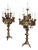 Neo-Gothic Bronze Candlesticks, Set of 2 For Sale