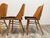 Dining Chairs by Radomir Hoffman for Ton, 1950s, Set of 4, in Restored conditions. Designed 1960 to 1969