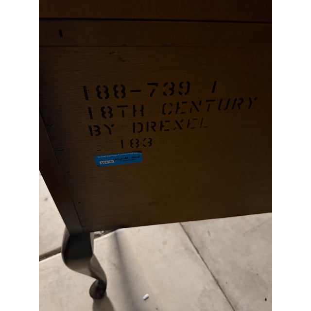 1990s Drexel Heritage Highboy Dresser 18th Century Design For Sale - Image 5 of 6