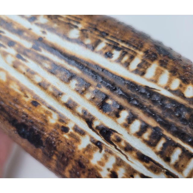 Sienna Pottery Vase by Vivika and Otto Heino For Sale - Image 8 of 15