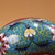 Vintage Chinese Cloisonné Enamel Gilt Lidded Jar – Floral Motif For Sale - Image 9 of 10