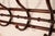 Vintage French Thonet Style Coat Hat Rack Wall Hanging Hooks Mahogany Art Nouveau Hall Tree For Sale - Image 10 of 11