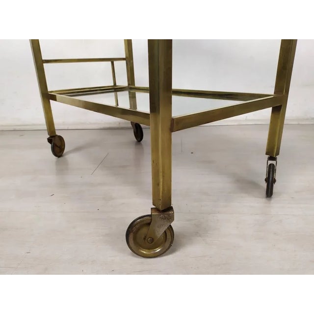 Art Deco Modern Trolley by Jacques Adnet For Sale - Image 17 of 18