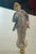 Victorian Antique Porcelain Couple Musicians Figurines Lamp Finials - a Pair For Sale - Image 3 of 5