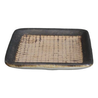 Italian Ceramic Decorative Dish by Bruno Gambone, 1980s For Sale