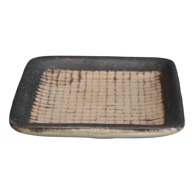 Italian Ceramic Decorative Dish by Bruno Gambone, 1980s For Sale