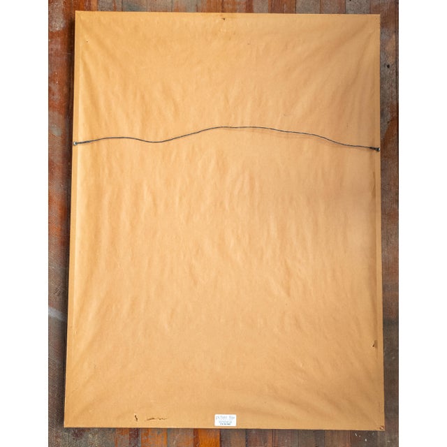 Mid-Century Modern Abstract Figure Painting in Acrylic, Unsigned For Sale - Image 14 of 15