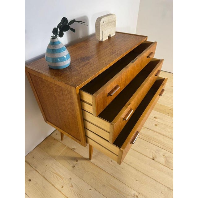 Vintage Danish Teak Chest of Drawers For Sale - Image 3 of 10