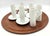 Ceramic Mid 20th Century Lagardo Tackett White Porcelain Espresso Demitasse Cups, Set of 6 For Sale - Image 7 of 12
