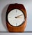 Early ATO-MAT Battery Wall Clock in Teak from Junghans, West Germany, 1960s For Sale - Image 9 of 18