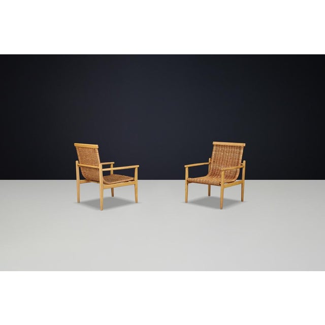 Set of Mid-Century Armchairs attributed to Jan Kalous for Úluv, Czechoslovakia, 1960s For Sale - Image 6 of 18