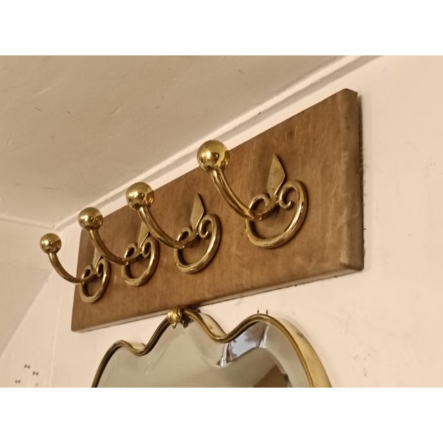 Wall Coat Rack by Aldo Tramontano, Italy, 1960s For Sale - Image 6 of 9