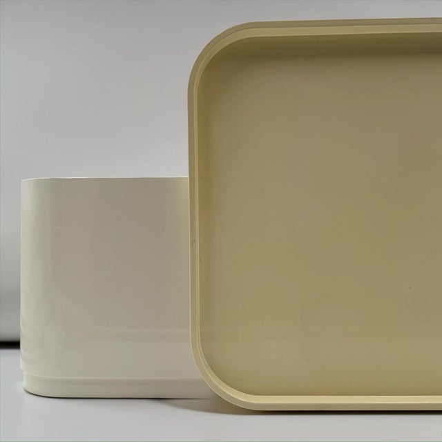 Vintage Black and White Componibili 4970 by Anna Castelli Ferrieri for Kartell, Italy, 1970s, Set of 3 For Sale - Image 14 of 16