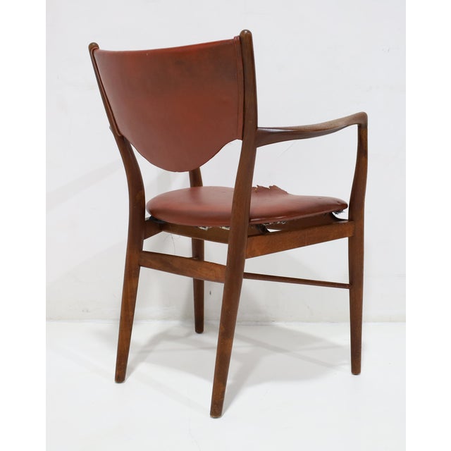 Amber Finn Juhl for Bovirke Bo 46 Armchair in Teak For Sale - Image 8 of 11