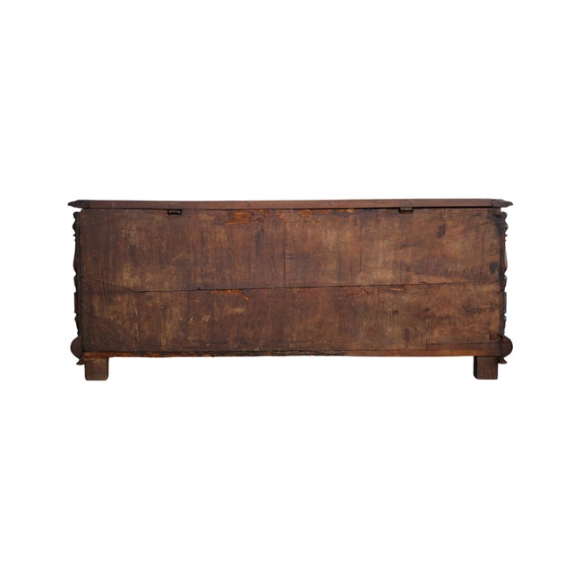 French 17th Century French Carved Trunk For Sale - Image 3 of 8