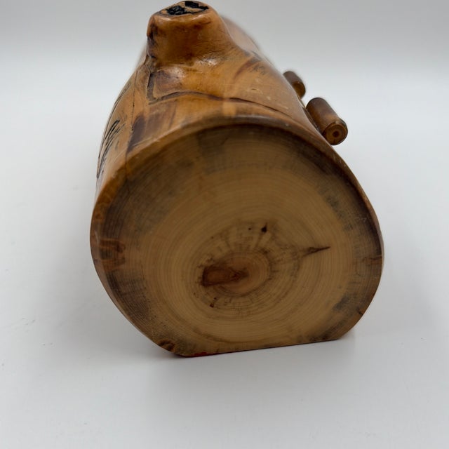 Vintage Nature Turns Aspen Wood Puzzle Jewelry Box With Drawers For Sale - Image 4 of 12