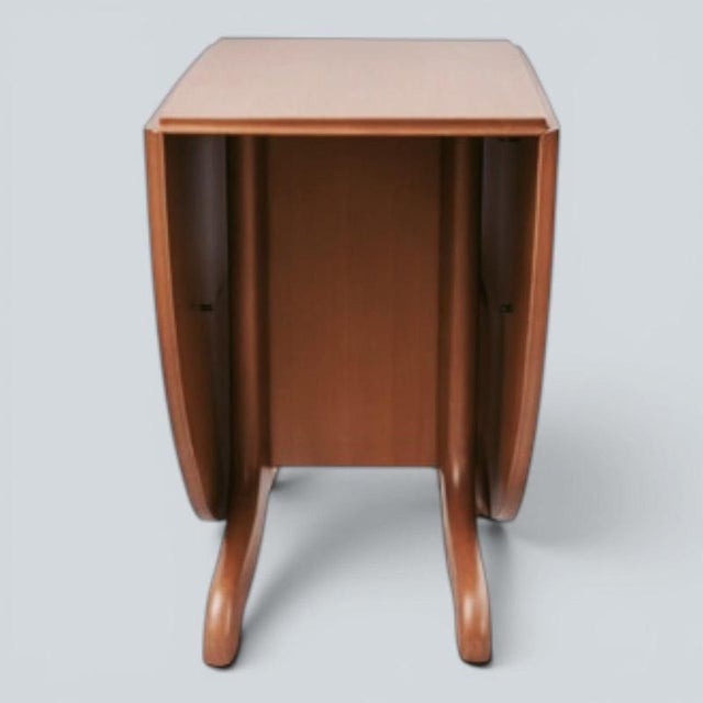 Mid-Century Teak Oval Drop Leaf Gateleg Dining Table by Morris of Glasgow, 1960s For Sale - Image 6 of 10