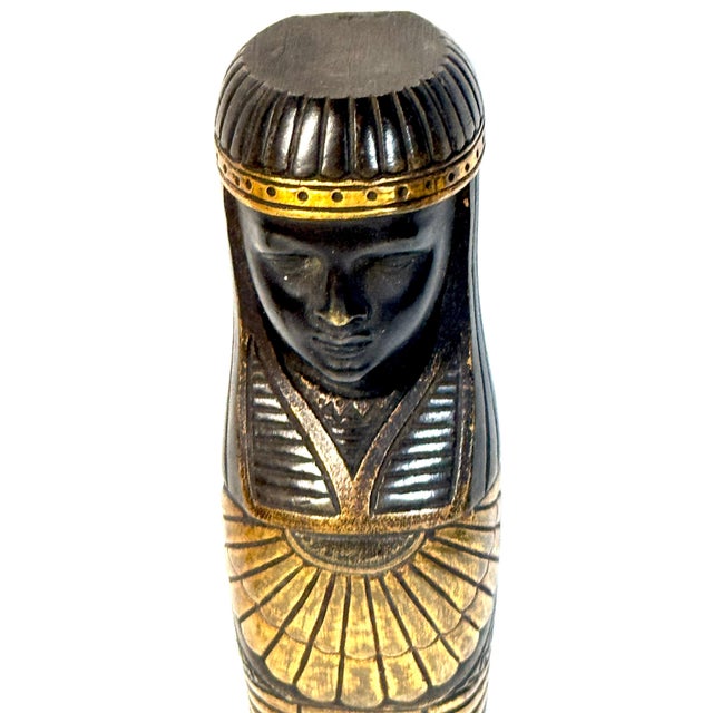 19th C. French Empire or Napoléon III Patinated & Gilt Bronze Sarcophagus Mount For Sale - Image 12 of 18