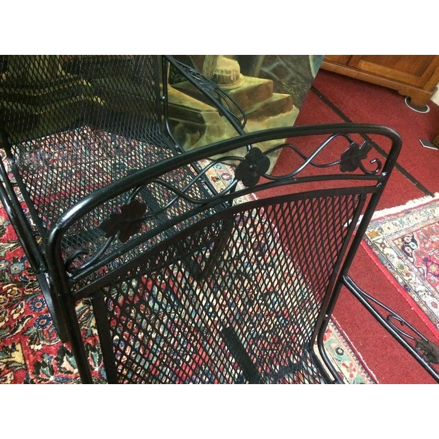 Vintage Salterini Style Patio Chairs, Set of Six For Sale - Image 11 of 11