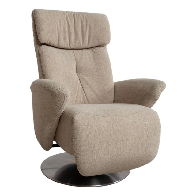 Cream Lounge Chair from Himolla For Sale