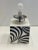 Metal 1960's Cast Metal Op Art Lamp With Milk Glass Orb For Sale - Image 7 of 10