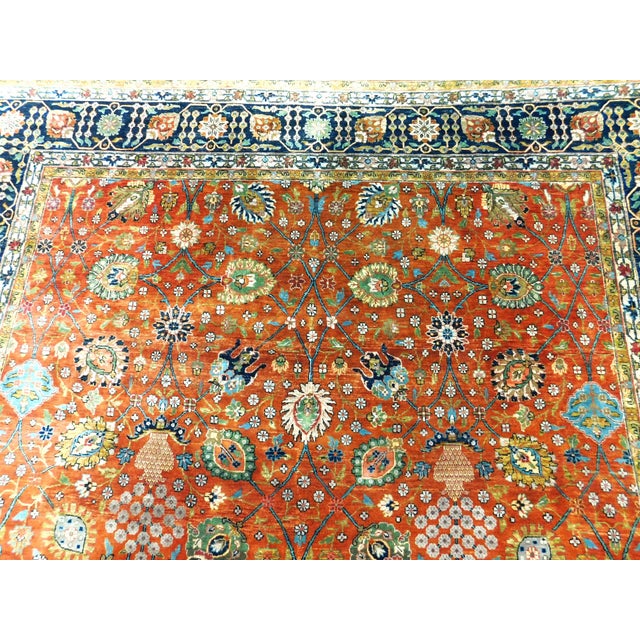 Textile Vintage Hand Knotted Persian Rug. 17'x 11'4" For Sale - Image 7 of 18