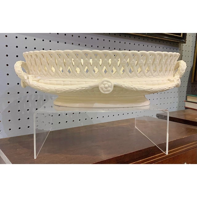 Antique Early 20th Century Wedgwood Creamware Centerpiece For Sale - Image 13 of 13