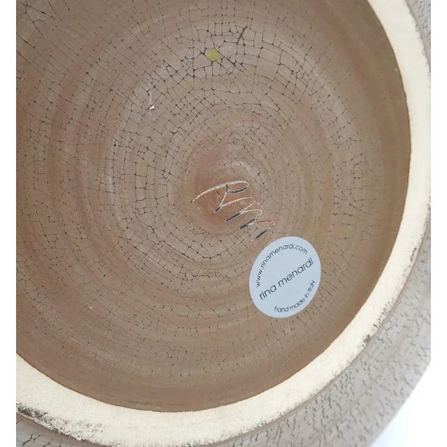 Conical Ceramic Vase by Rina Menardi, 1990s For Sale - Image 9 of 15