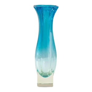 Mid Century Belgian Glass Vase