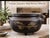 Impressive antique Japanese bronze hibachi or charcoal brazier dating to the late Meiji/early Taishō period. The...