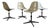 Vintage Chairs by Charles and Ray Eames for Herman Miller, 1960s, Set of 4 For Sale