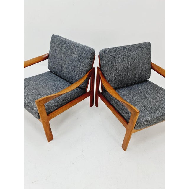 Mid-Century Easy Lounge Chair in Teak by Illum Wikkeslo Eilersen, 1960s For Sale - Image 5 of 11