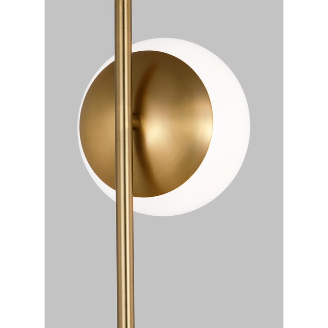 ED Ellen DeGeneres by Visual Comfort Studio Lune Table Lamp, Burnished Brass For Sale - Image 4 of 5