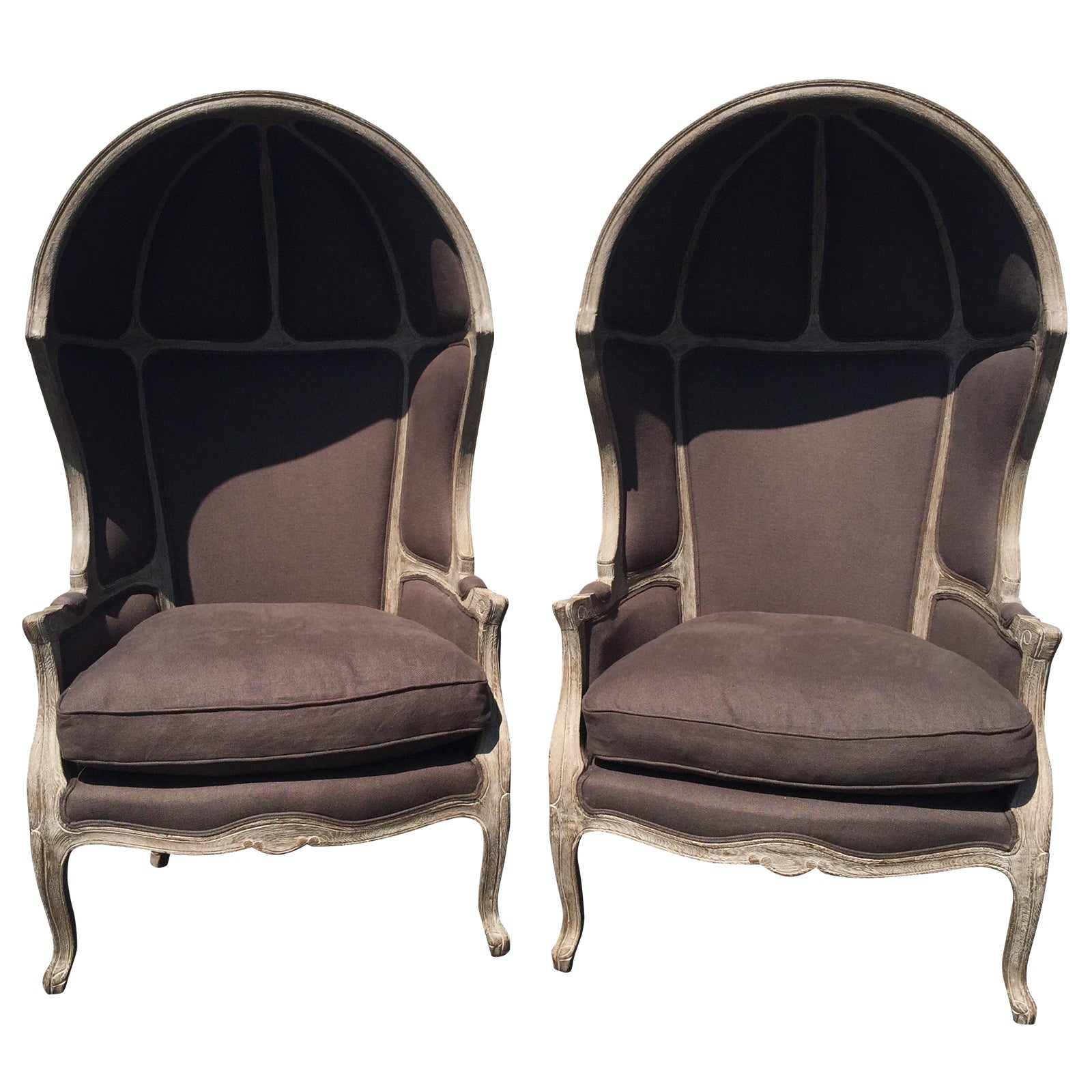 Restoration Hardware Versailles Dome Chairs Pair Chairish
