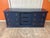 Bassett Mid Century 9 Drawer Dresser by Basset / Navy For Sale - Image 4 of 12