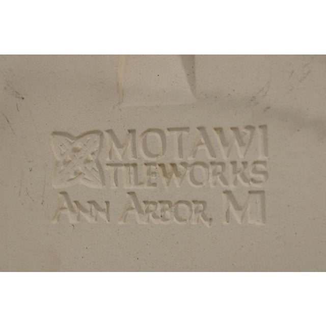 Dard Hunter Mission Oak Framed Motawi Tiles For Sale - Image 13 of 14